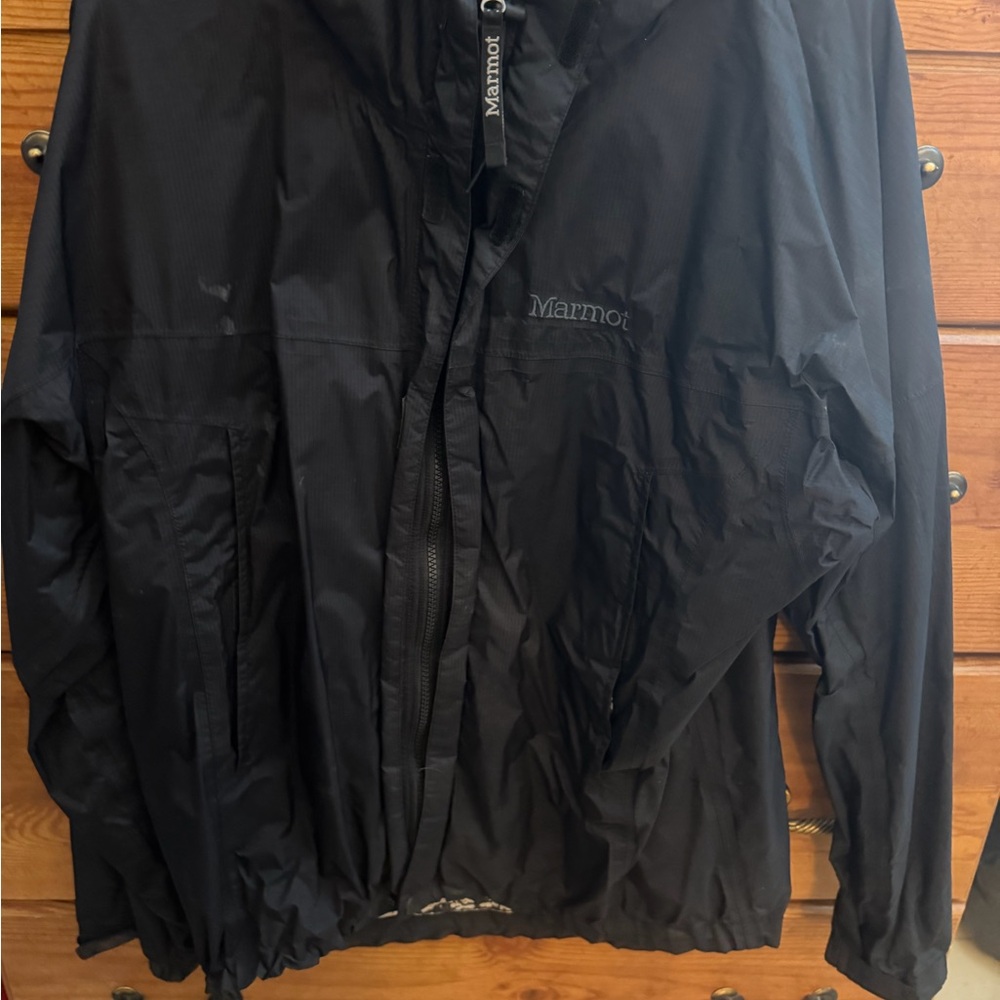 Men’s Marmot Black Rain Jacket